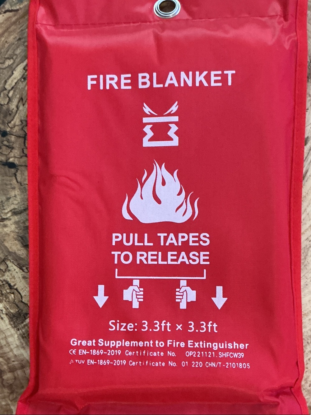 Fire Blanket - Red Fire Safety Blanket